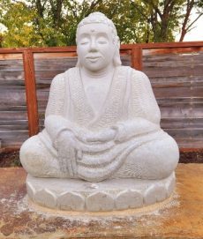 Cottonwood Limestone Buddha by Karl and Laura Ramberg